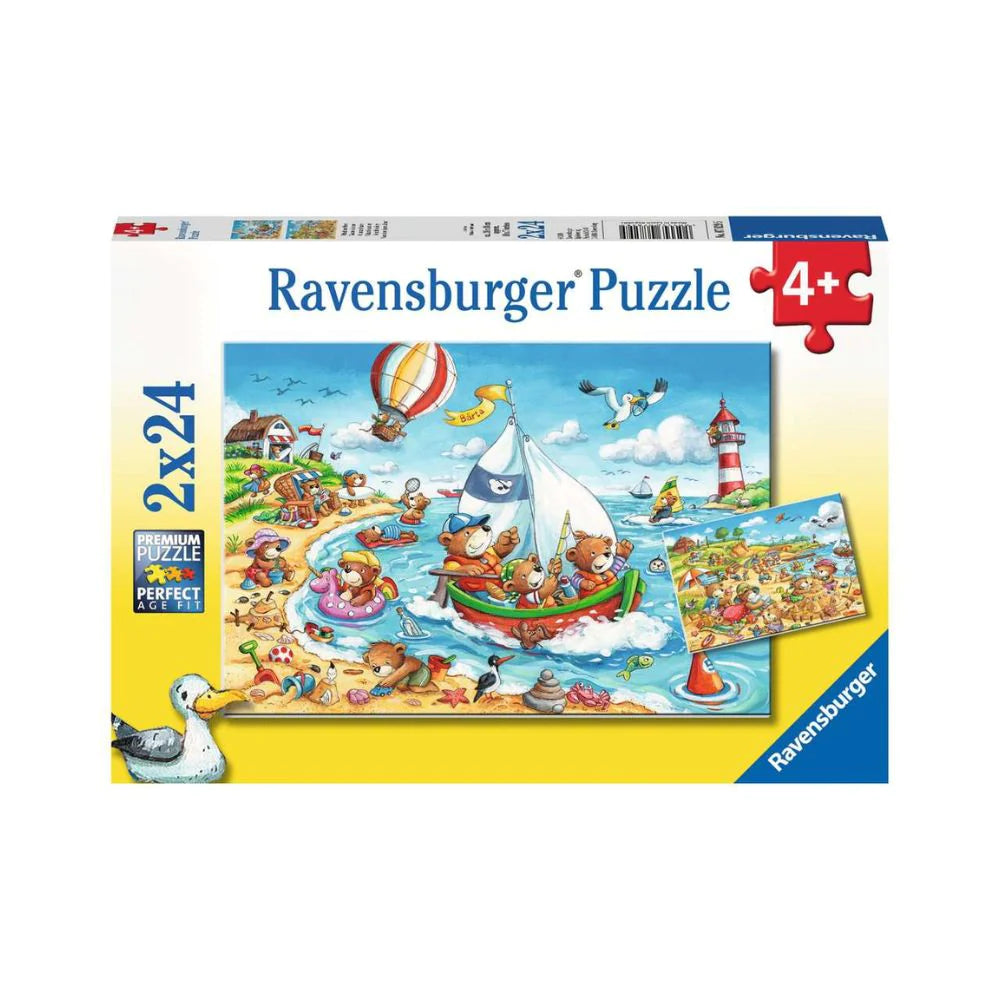 RAVENSBURGER SEASIDE HOLIDAY 2 X 24PC