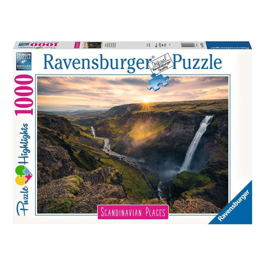 RAVENSBURGER Haifoss Waterfall Iceland 1000pc