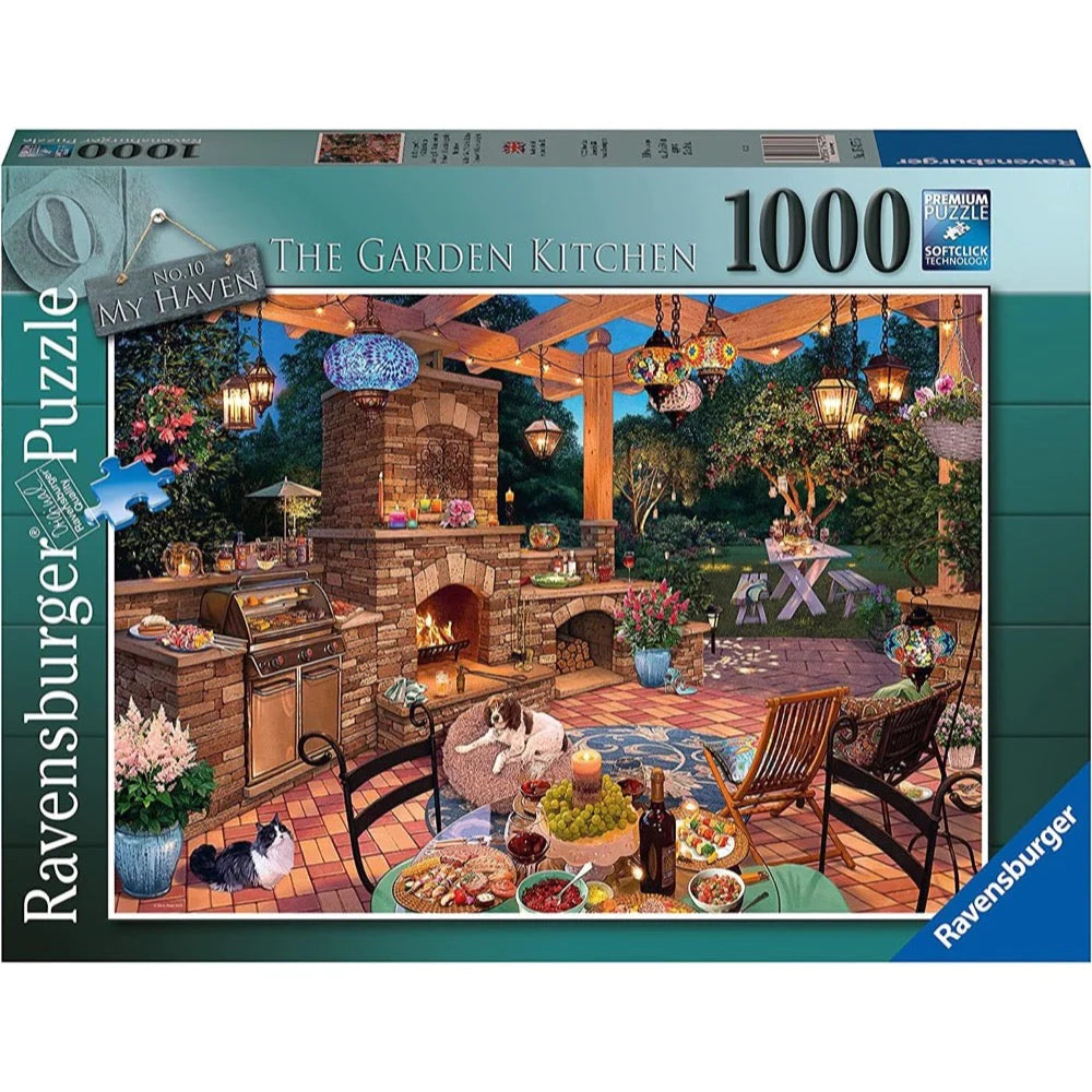 RAVENSBURGER MY HAVEN NO.10 THE GARDEN KITCHEN 1000PC