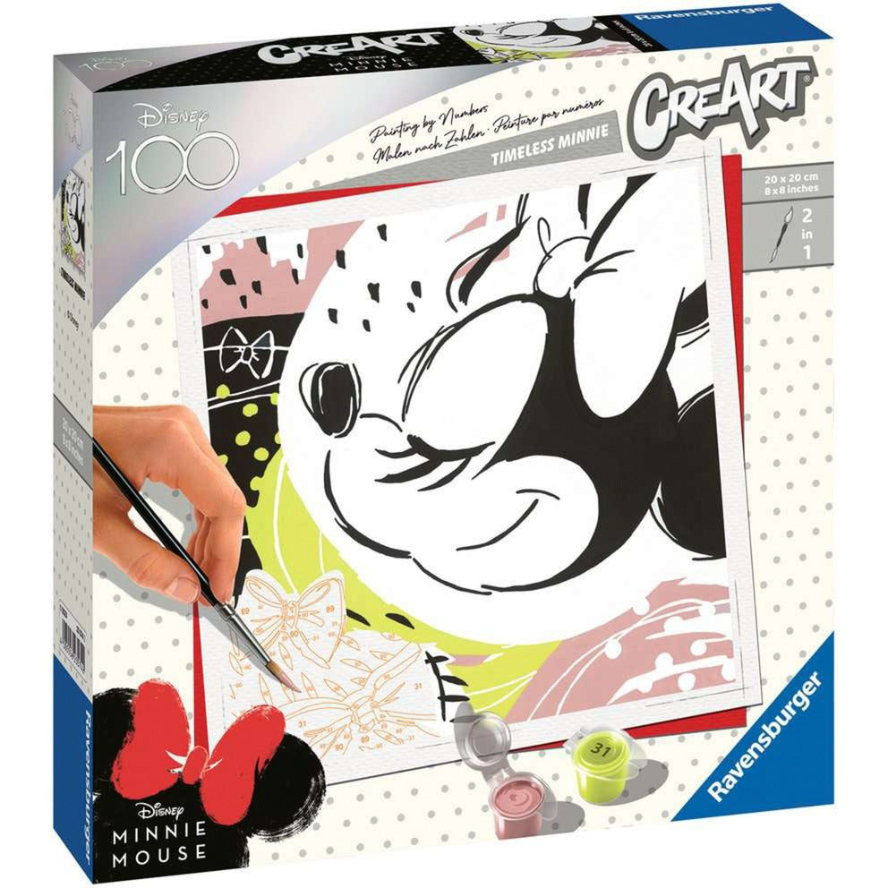 RAVENSBURGER DISNEY 100 TIMELESS MINNIE  2 IN 1 CREART