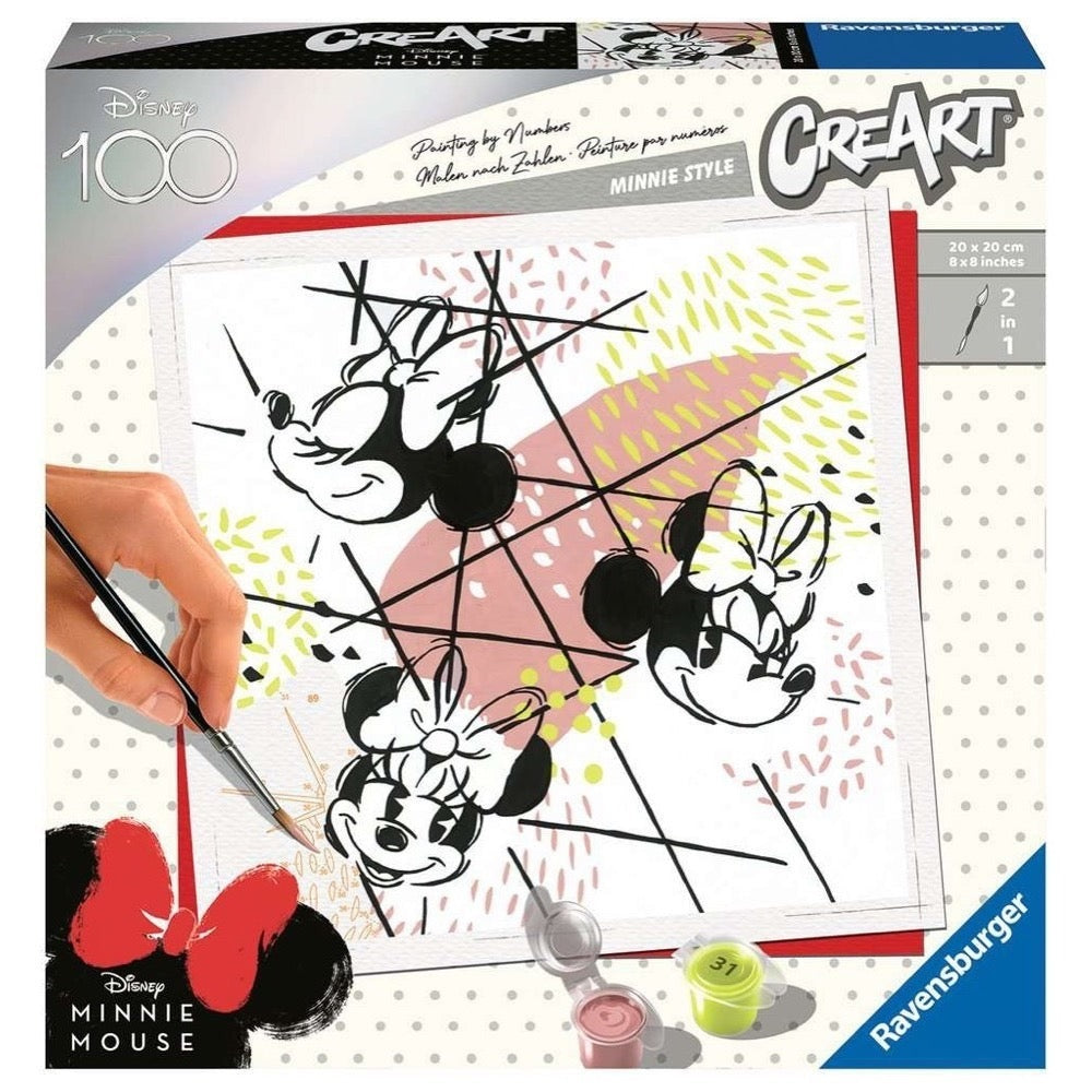 RAVENSBURGER DISNEY 100 MINNIE STYLE 2 IN 1 CREART