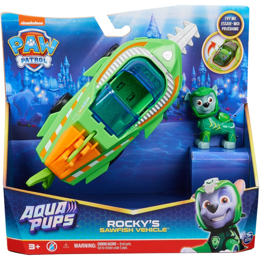 PAW Patrol Aqua Themed Vehicle - Rocky Solid