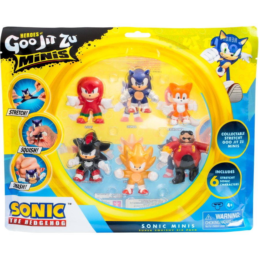 HEROES OF GOO JIT ZU SONIC S4 MINIS 6 PACK