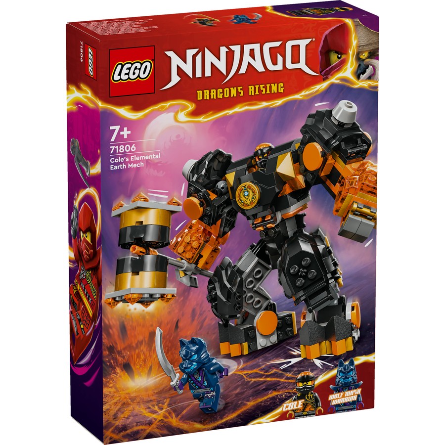 71806 LEGO NINJAGO Cole's Elemental Earth Mech