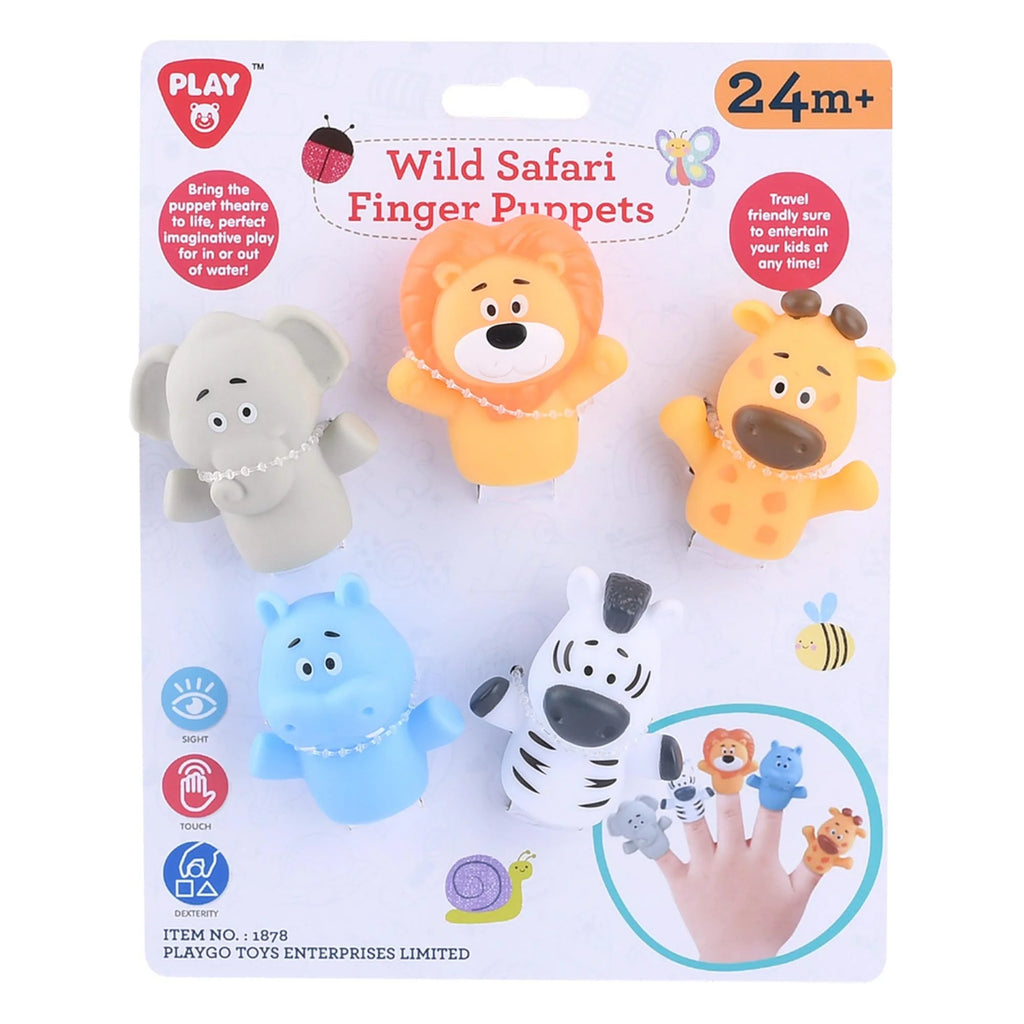 PLAYGO TOYS ENT. LTD.  WILD SAFARI FINGERPUPPELS