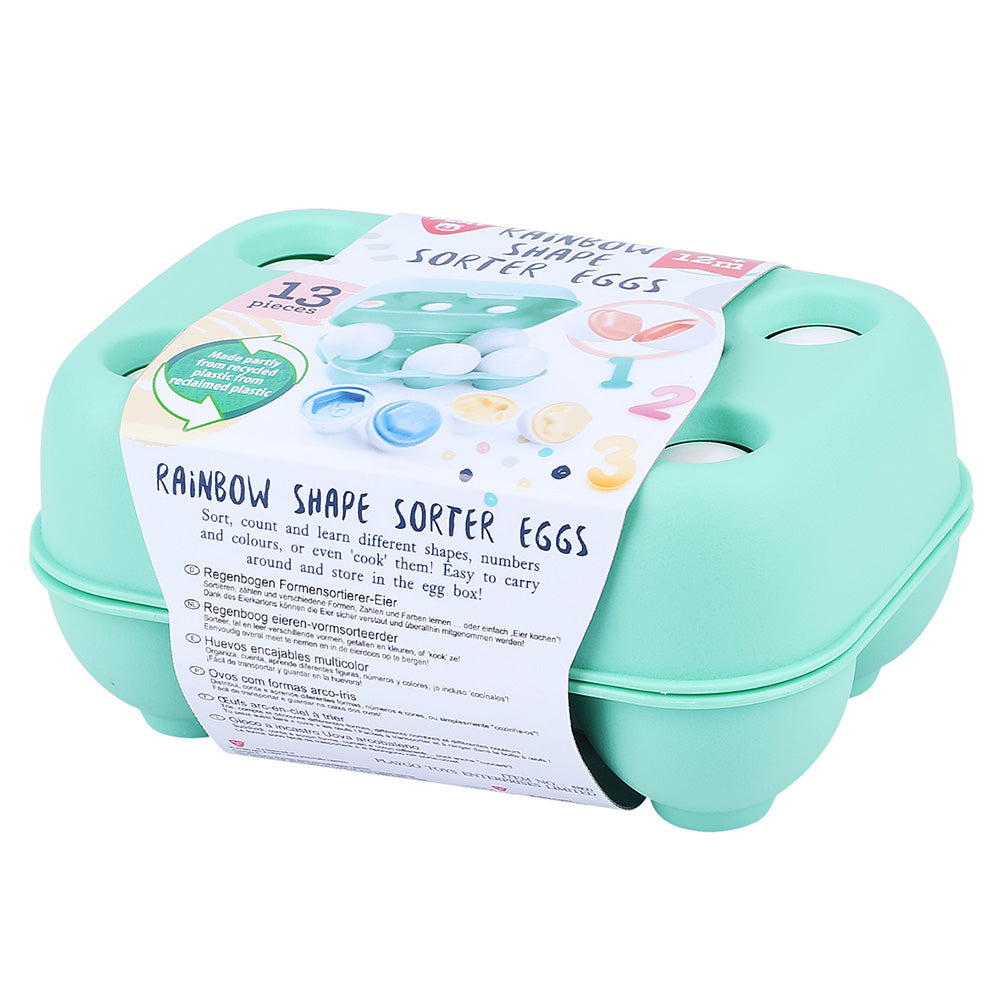 PLAYGO RAINBOW SHAPE SORTER EGGS