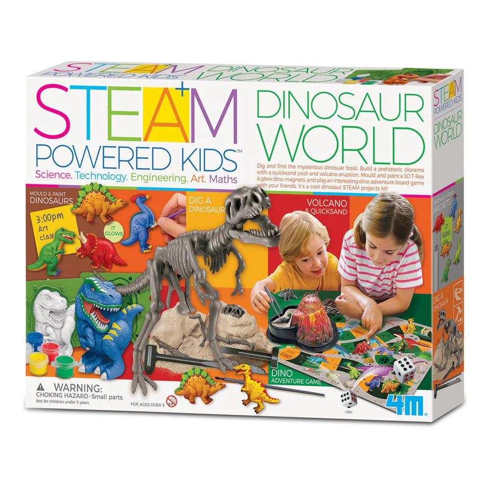 4M STEM POWERED KIDS DINOSAUR WORLD