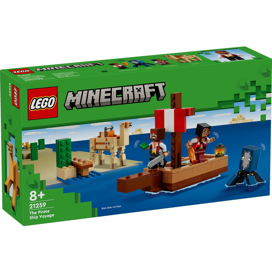 21259 LEGO MINECRAFT THE PIRATE SHIP VOYAGE