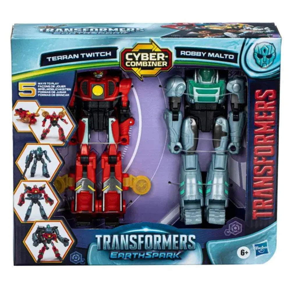 TRANSFORMERS EARTHSPARK CYBER-COMBINER TERRAN TWITCH ROBBY MALTO