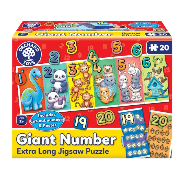 ORCHARD TOYS GIANT NUMBER JIGSAW PUZZLE