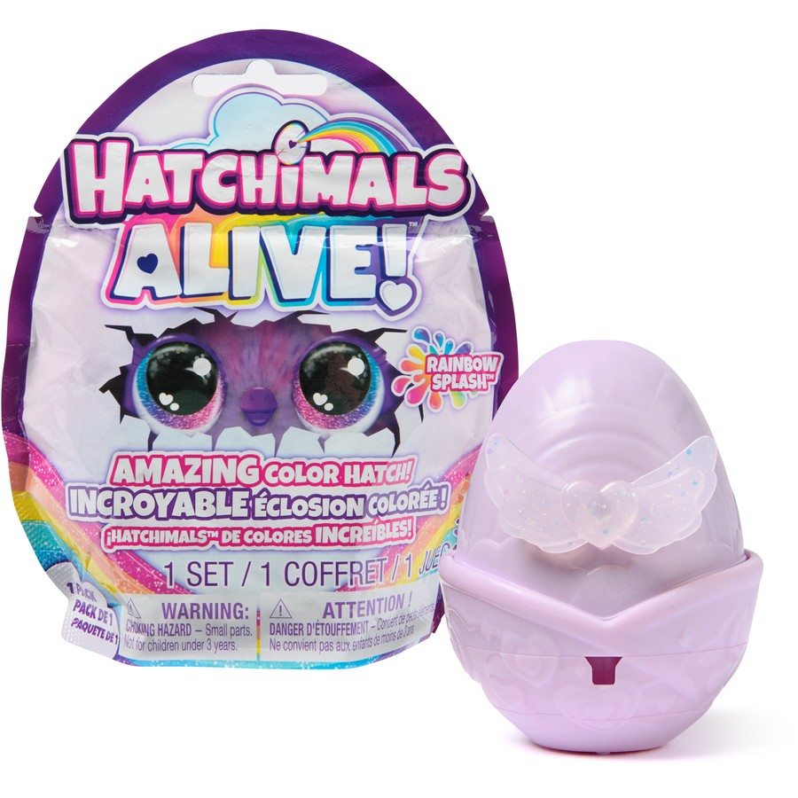 Hatchimals: Alive Rainbow Splash  Single Pack Blind Bag