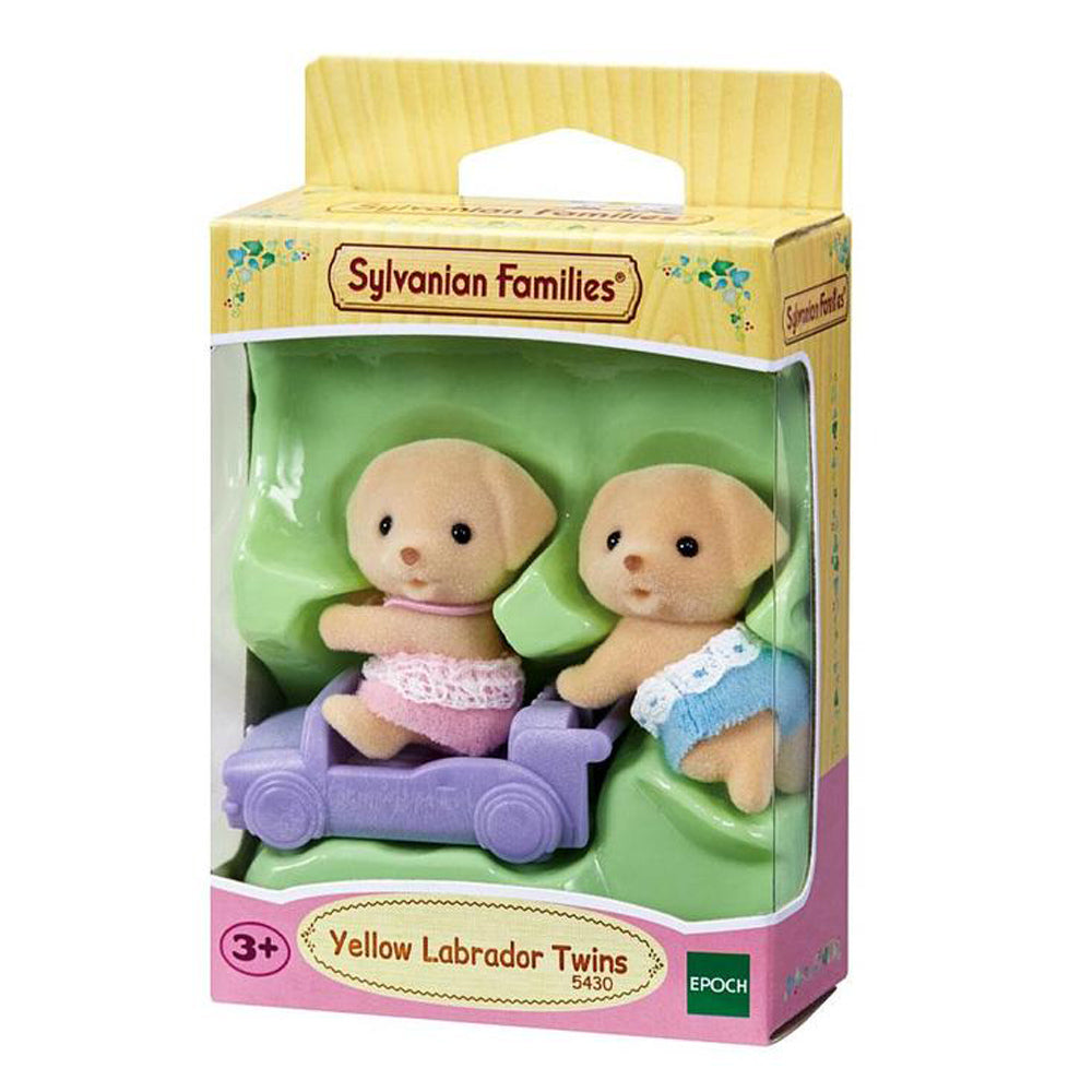 SYLVANIAN FAMILIES YELLOW LABRADOR TWINS