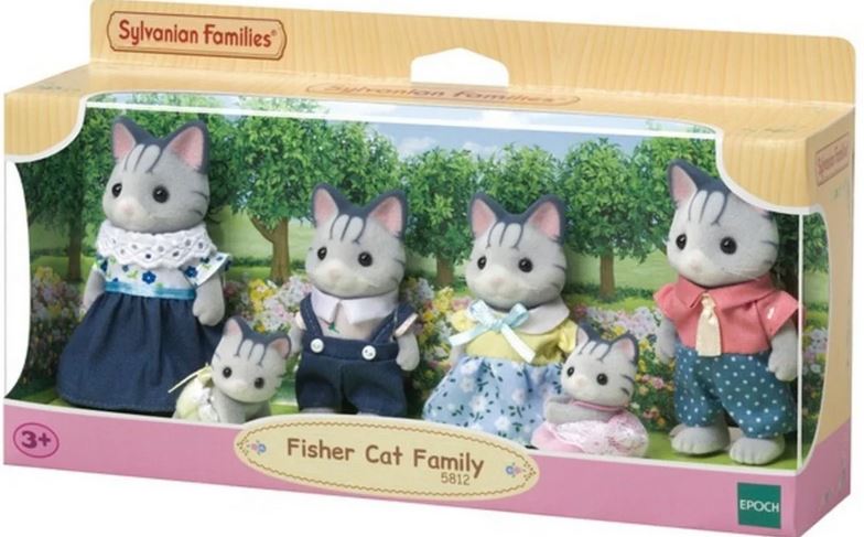 SYLVANIAN FAMILIES FISHER CAT FAMILY