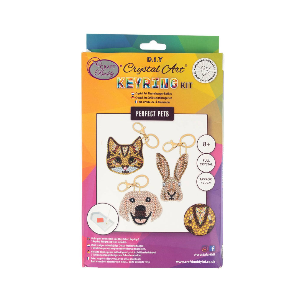 CRYSTAL ART PERFECT PETS KEYRING KIT