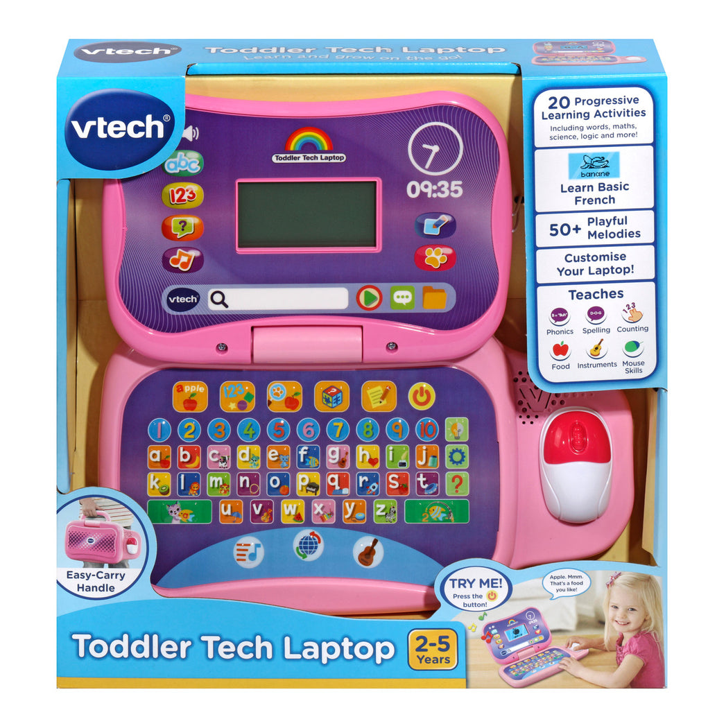 VTECH PINK  TODDLER TECH LAPTOP