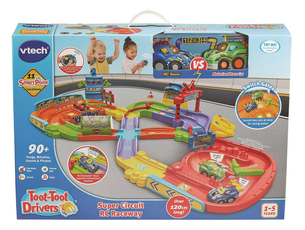 VTECH TOOT TOOT DRIVERS SUPER CIRCUIT RC RACEWAY