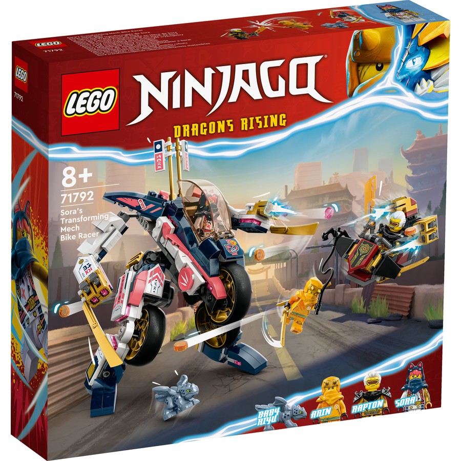 71792 LEGO NINJAGO SORAS TRANSFORMING MECH BIKE RACER