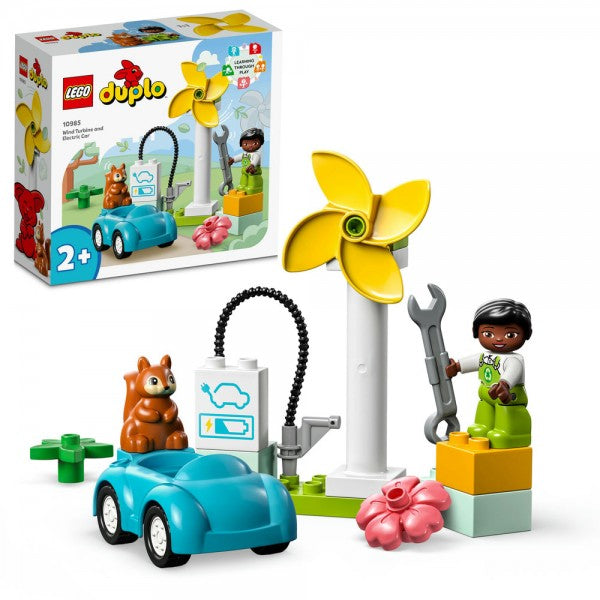 10985 LEGO DUPLO WIND TURBINE AND ELECTRIC CAR