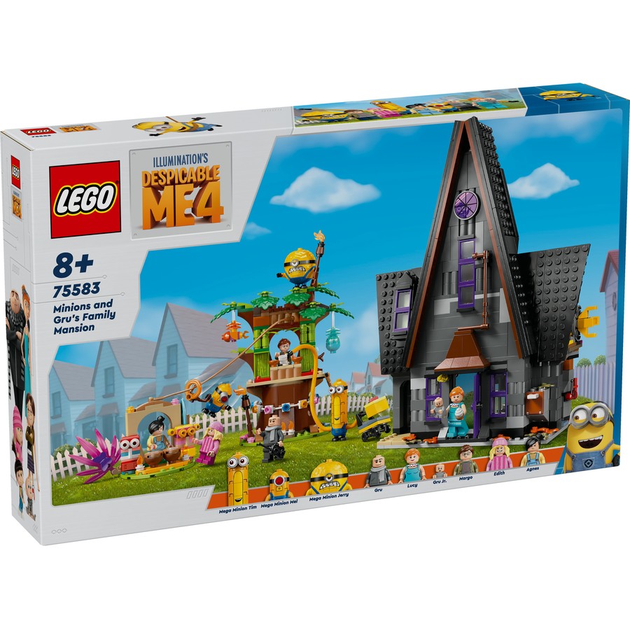 75583 LEGO Despicable Me 4 Minions and Gru's Family Mansion