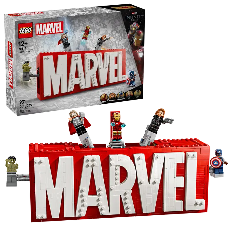 76313 LEGO MARVEL MARVEL Logo & Minifigures