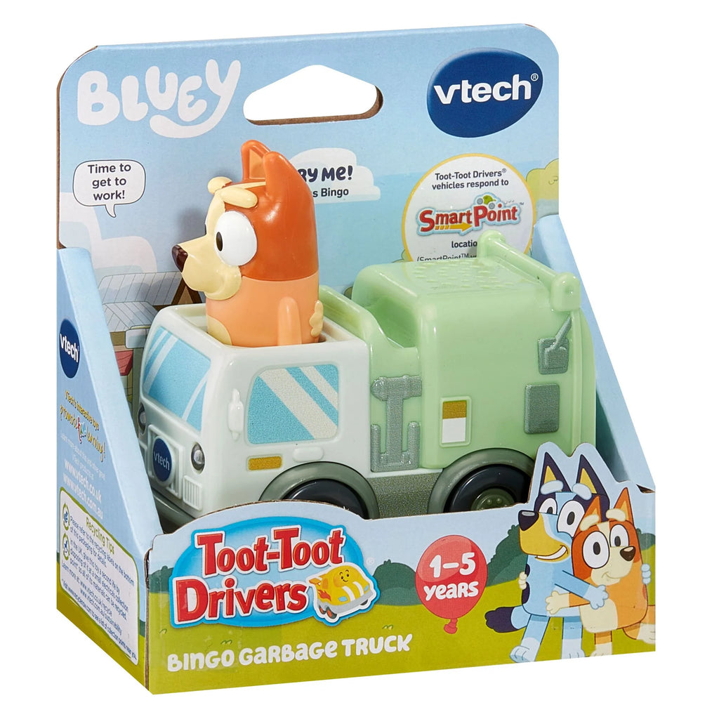 VTech Bluey Toot-Toot Drivers Bingo Garbage Truck