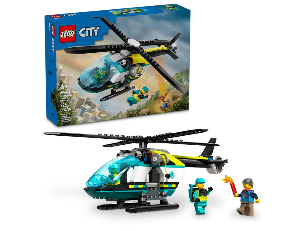60405 LEGO CITY EMERGENCY RESCUE HELICOPTER KIDSGOODS