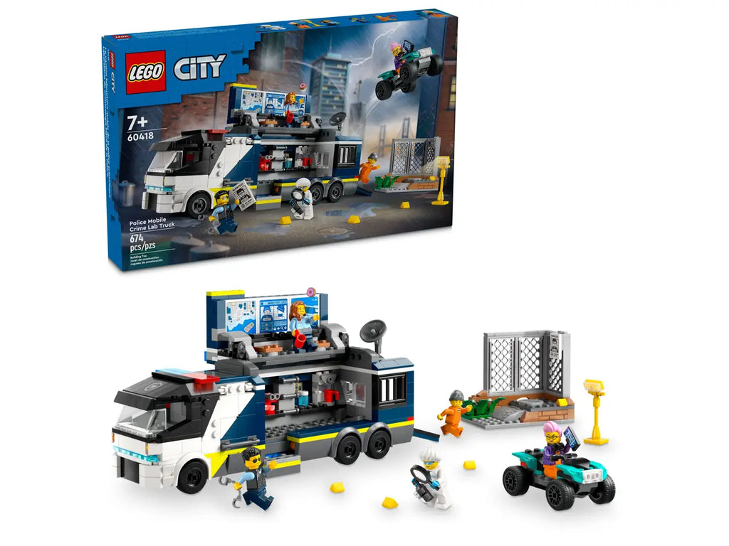 60418 LEGO CITY POLICE MOBILE CRIME LAB TRUCK