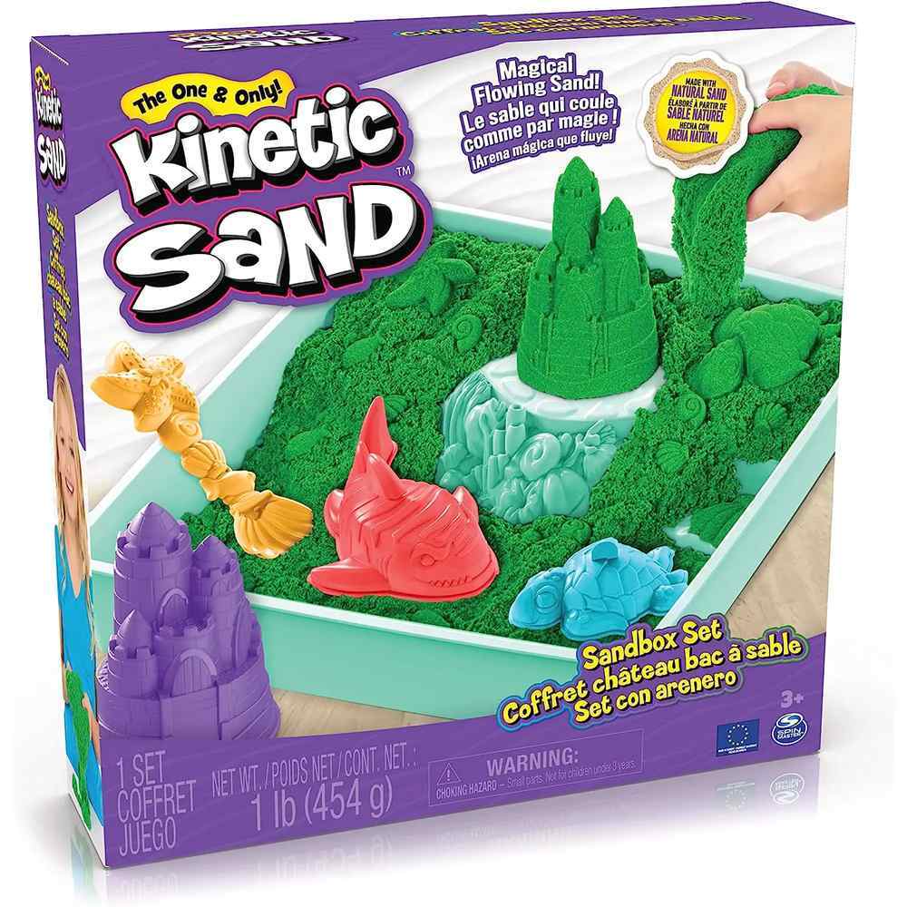 6067800 KINETIC SAND SANDBOX SET GREEN