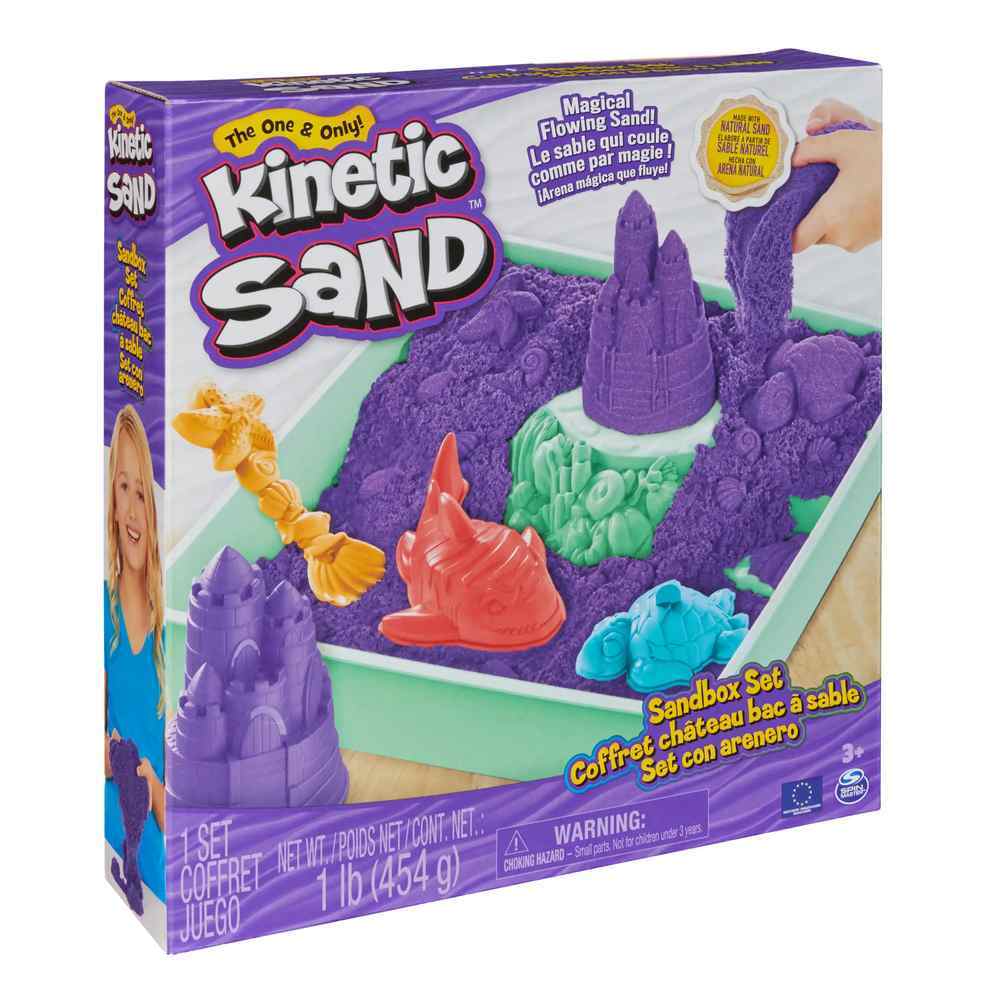 6067800 KINETIC SAND SANDBOX SET PURPLE