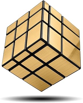 Magic Mirror Cube 3x3x3 Gold Silver Speed Cubes Puzzles Educational Boy Gift