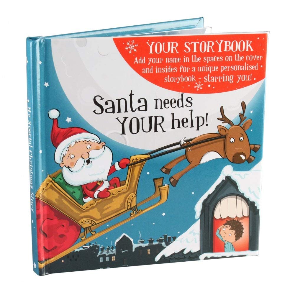 YOUR STORY BOOK Santa Needs Your Help--H&H Male Personalised Christmas Storybook