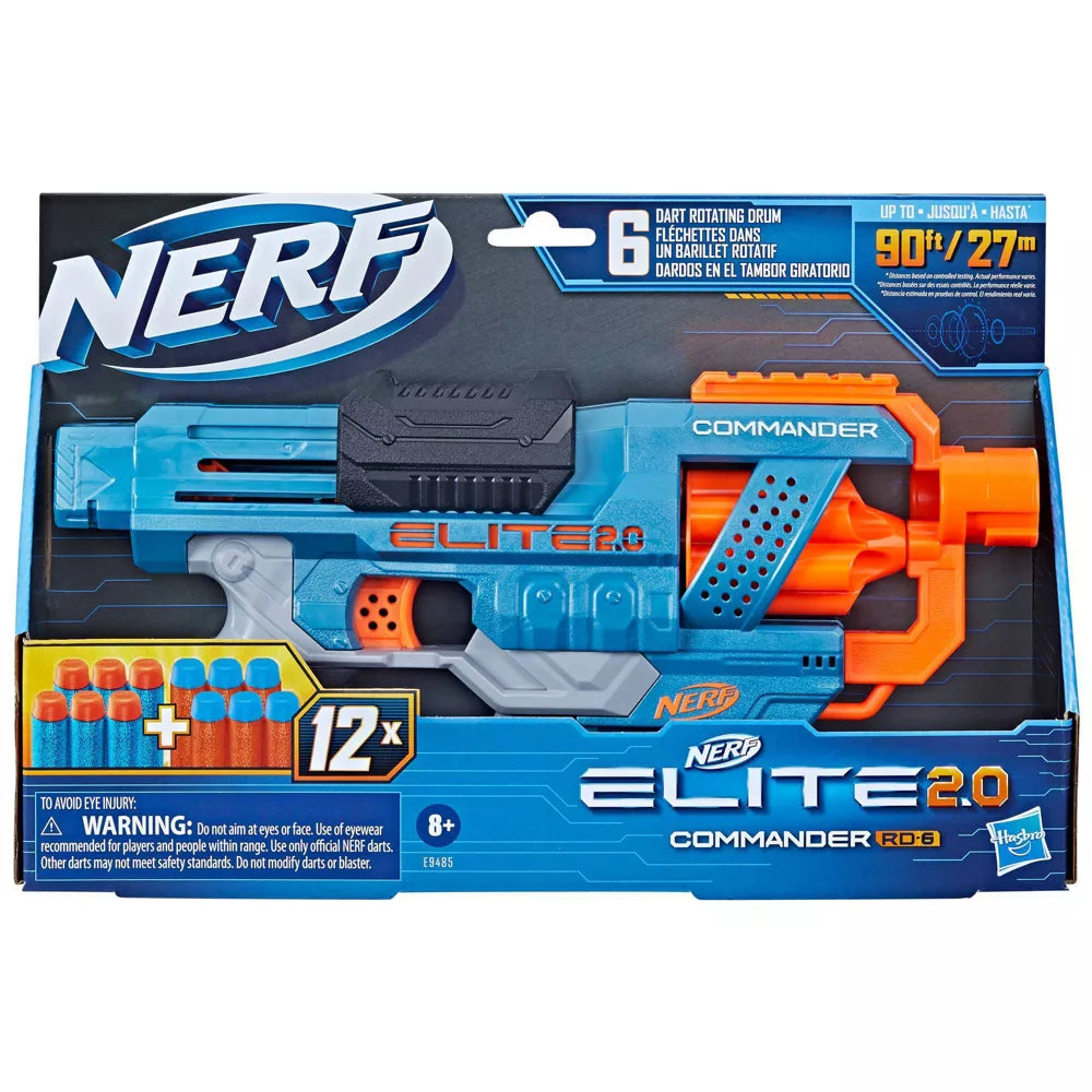 NERF ELITE 2.0 COMMANDER RD 6