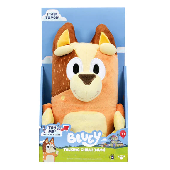 BLUEY S8 PLUSH TALKING CHILLI (MUM)