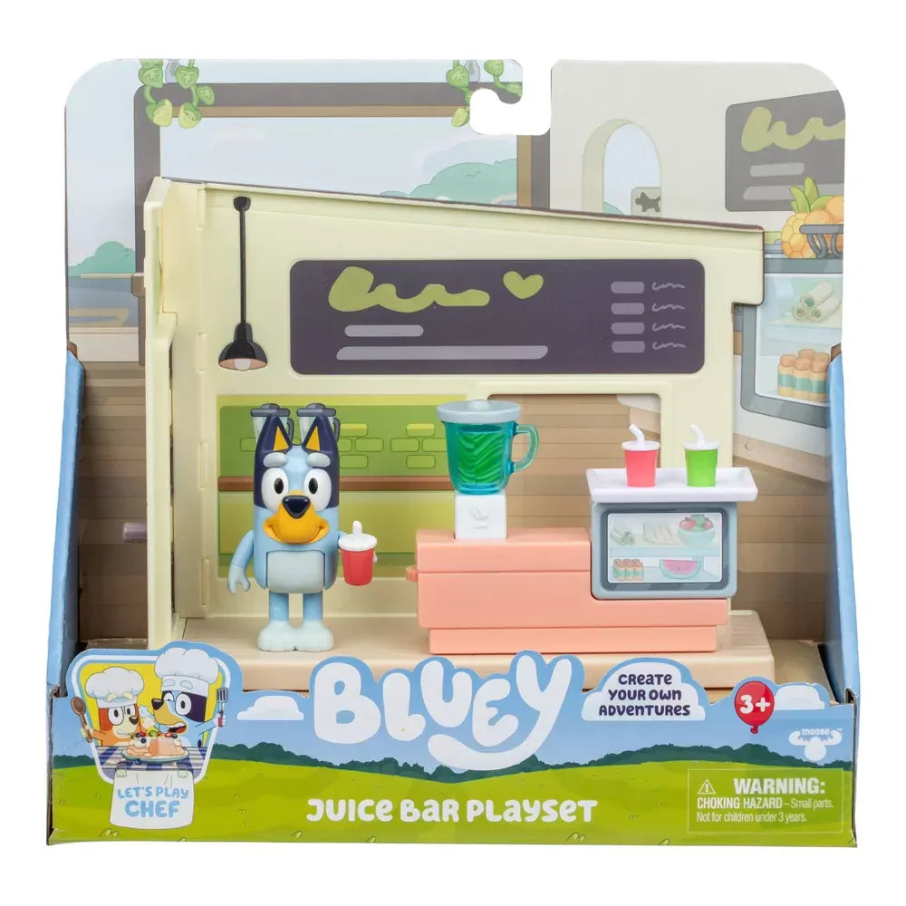 19272 BLUEY S13 MINI PLAYSET JUICE BAR PLAYSET