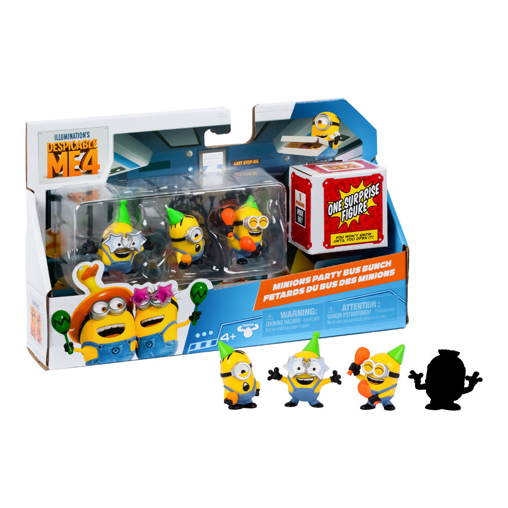 59273 DESPICABLE ME 4 MINIONS PARTY BUS BUNCH