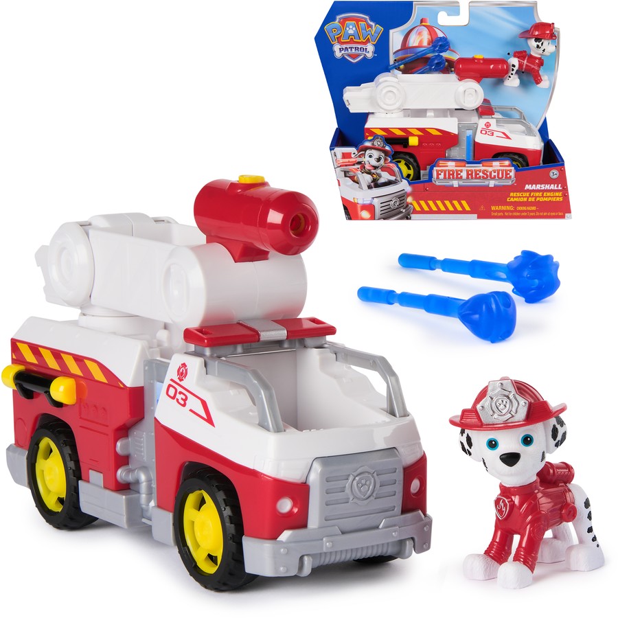 Paw Patrol Fire Rescue Themed Vehicle Marshall