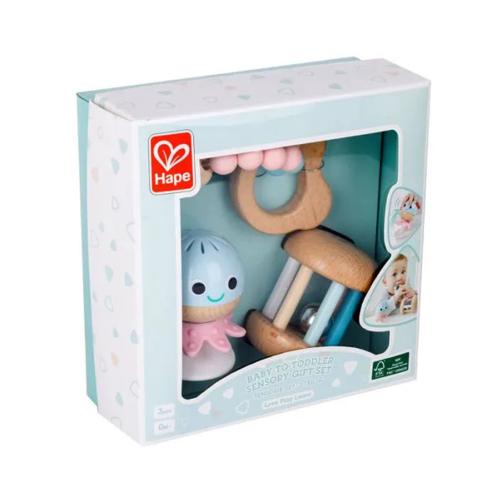 HAPE BABY TO TODDLER SENSORY GIFT SET