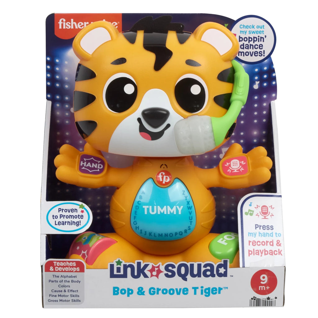 FISHER PRICE LINK SQUAD BOP & GROOVE TIGER