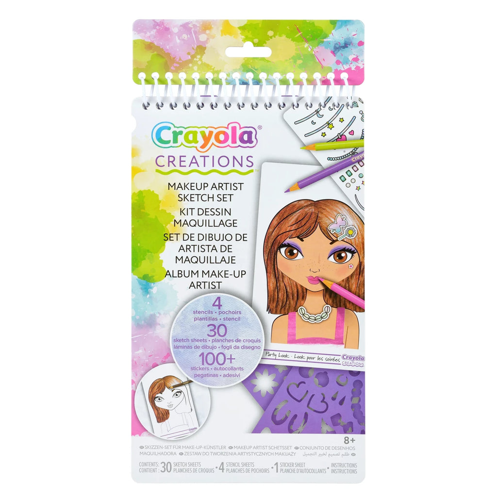 CRAYOLA CREATIONS COMPACT MAKE UP SKETCH SET