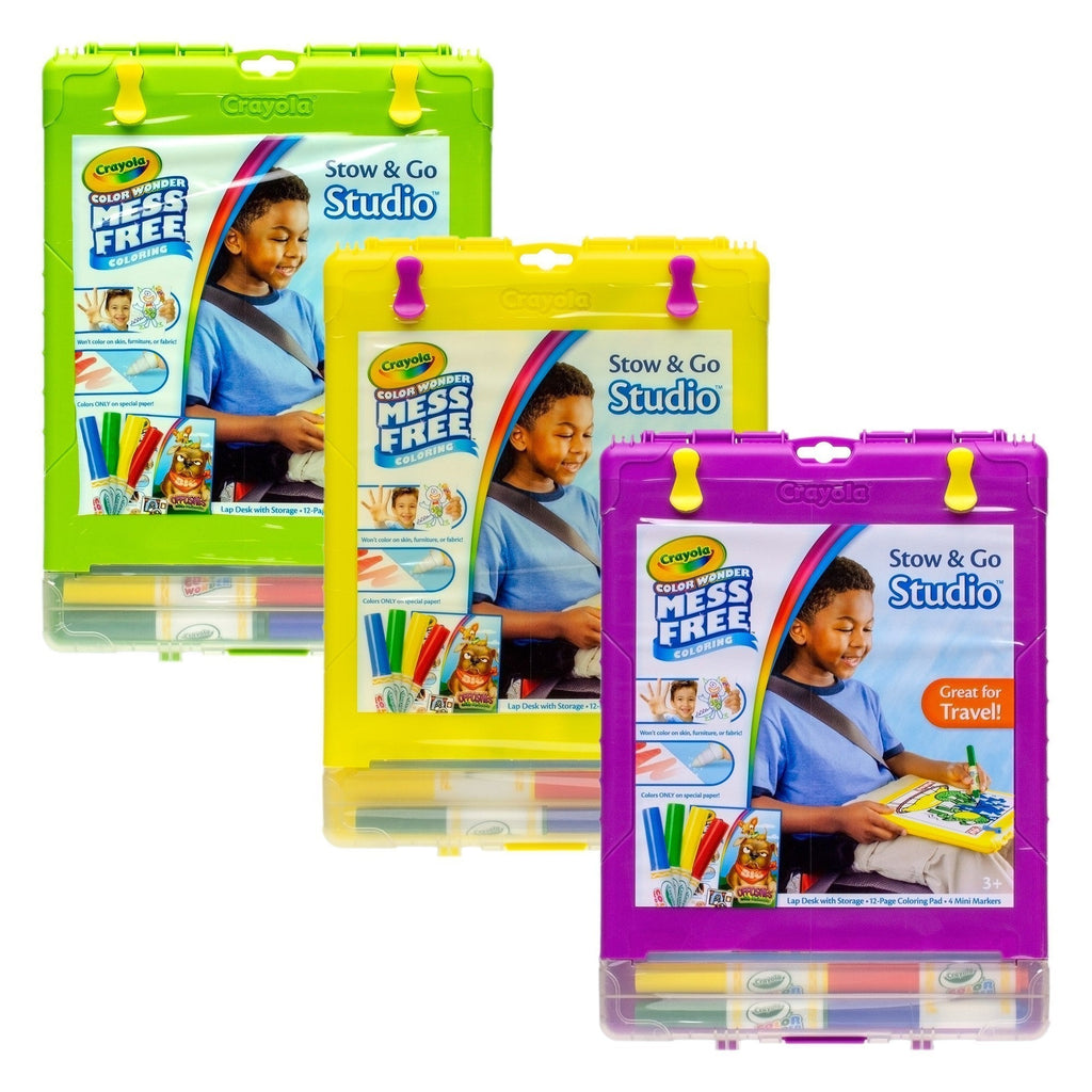 CRAYOLA COLOR WONDER STOW & GO ASST