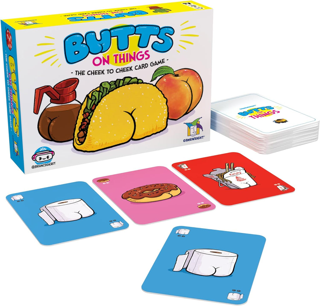 BUTTS ON THINGS THE CHEEK TO CHEEK CARD GAME