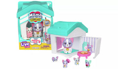 MIKI mama Little Live Pets Mama Surprise Minis Lil Bunny Interactive