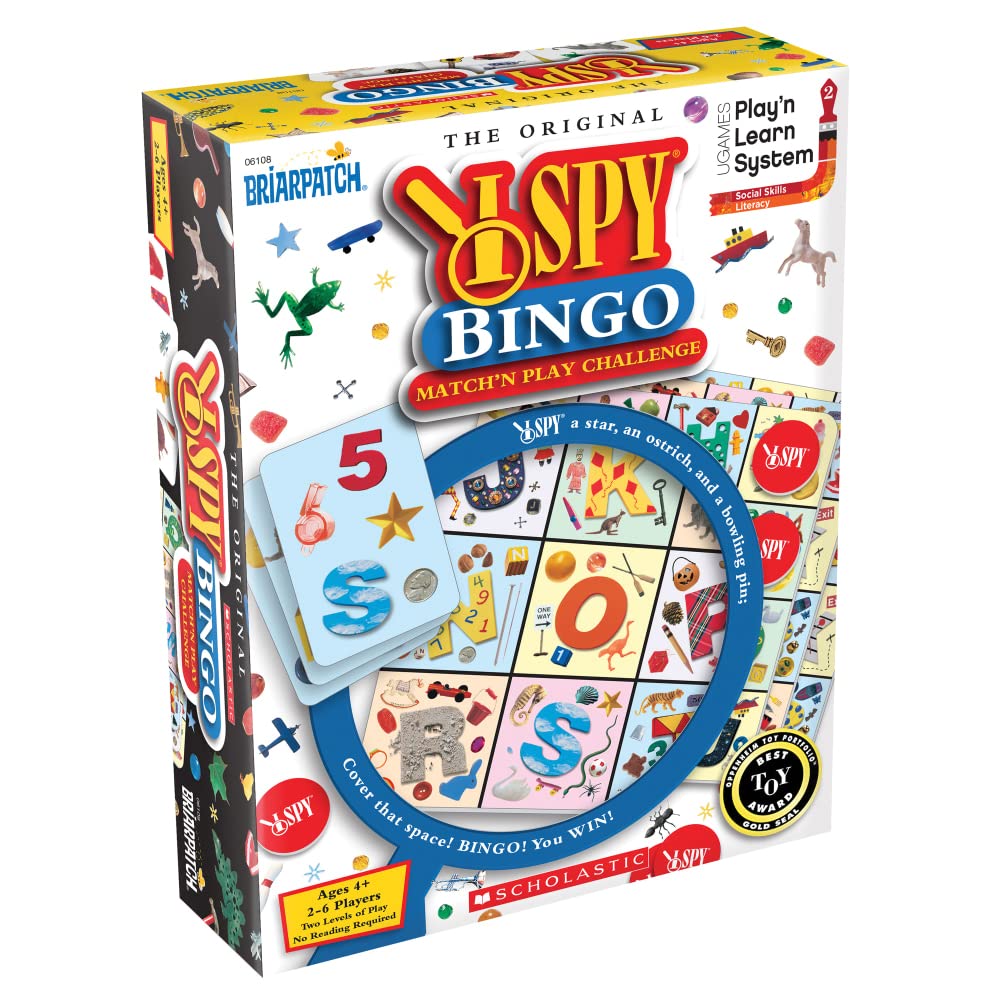 THE ORGINAL I SPY BINGO GAME