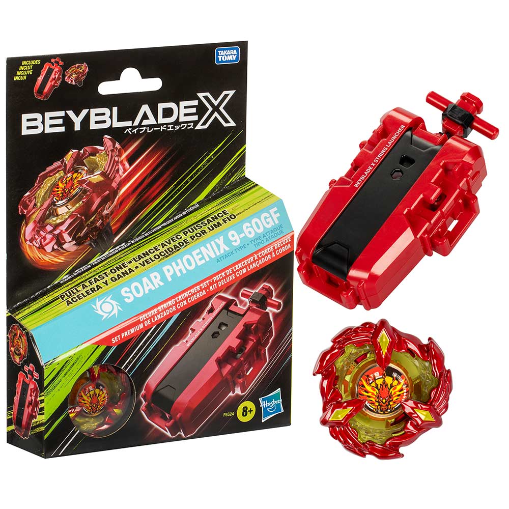 BEYBLADE X DELUXE STRING LAUNCHER SET Soar Phoenix 9-60GF