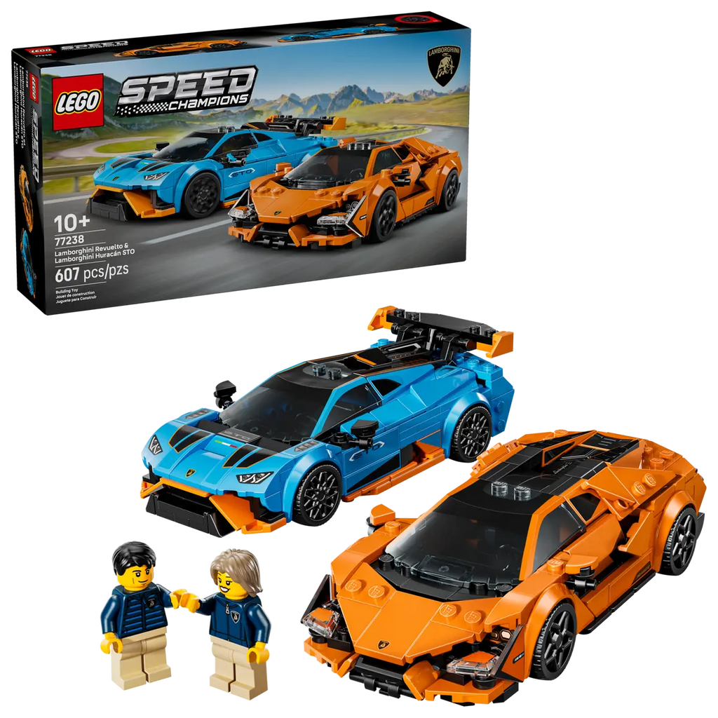 77238 LEGO Speed Champions Lamborghini Revuelto & Huracán STO