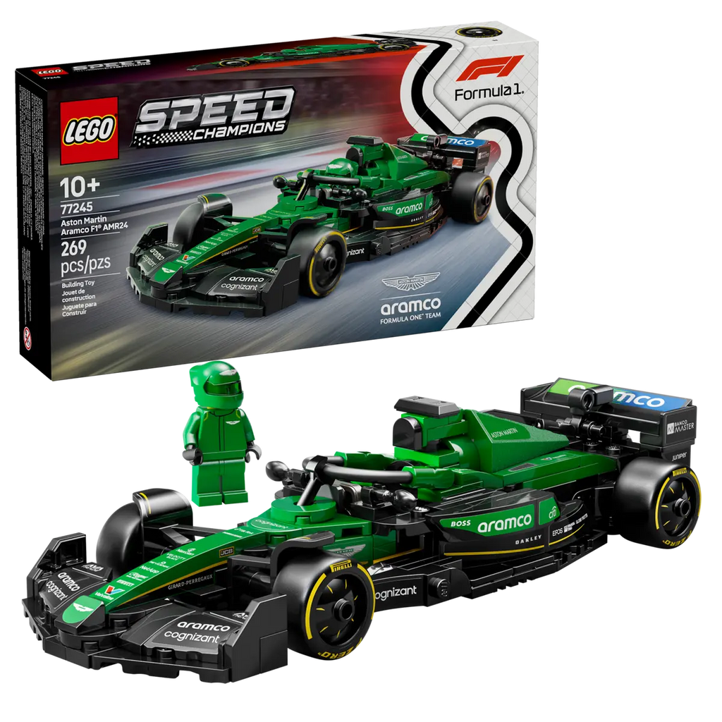 77245 LEGO Speed Champions Aston Martin Aramco F1® AMR24 Race Car