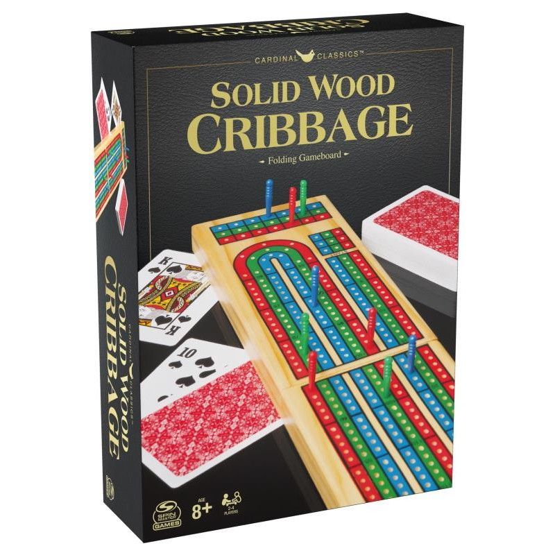 CARDINAL CLASSICS SOLID WOOD CRIBBAGE