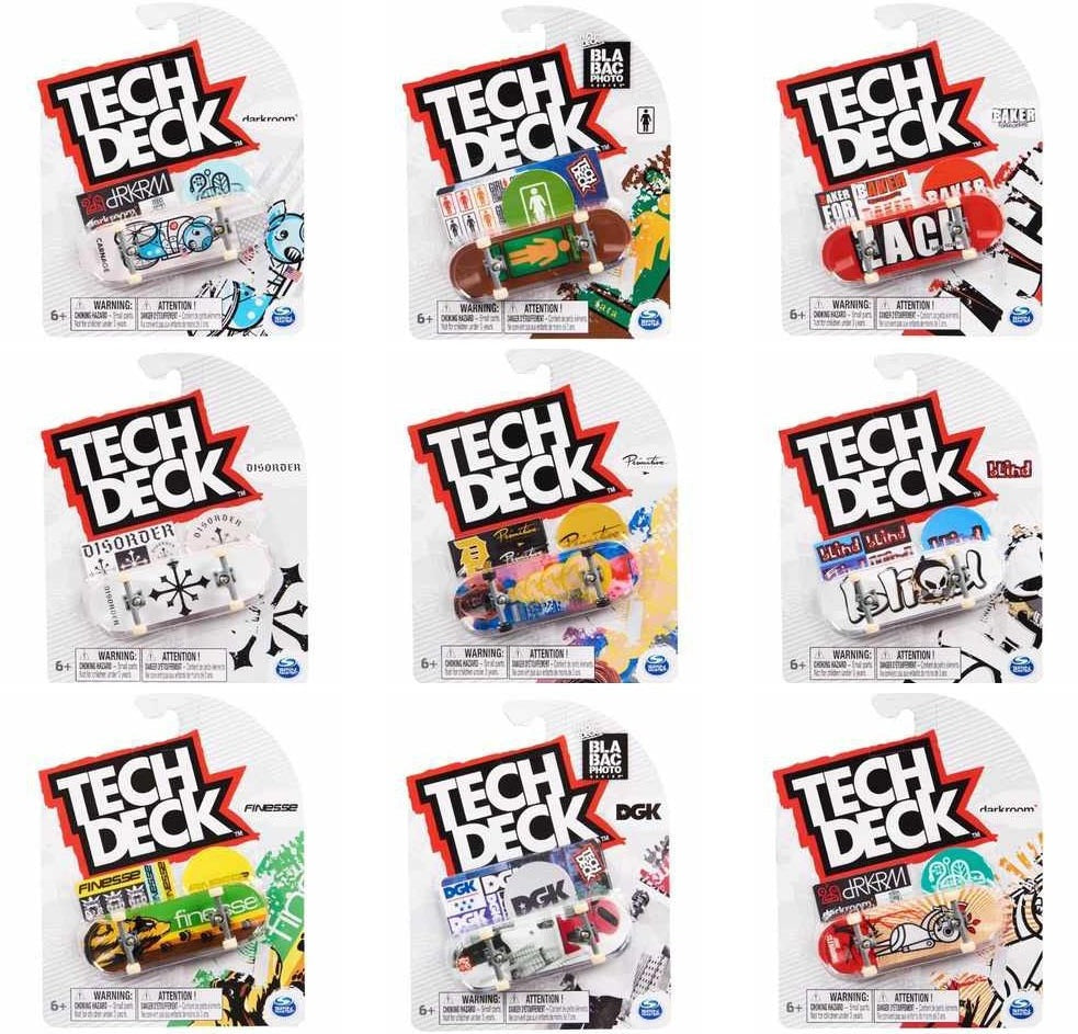 TECH DECK 25TH ANNIVERSARY 96MM SINGLE PACK ASST