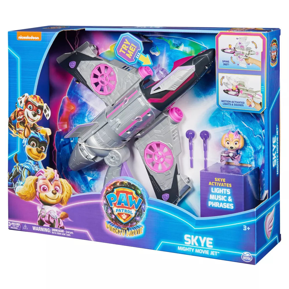 PAW PATROL THE MIGHTY MOVIE SKYE FEATURE JET