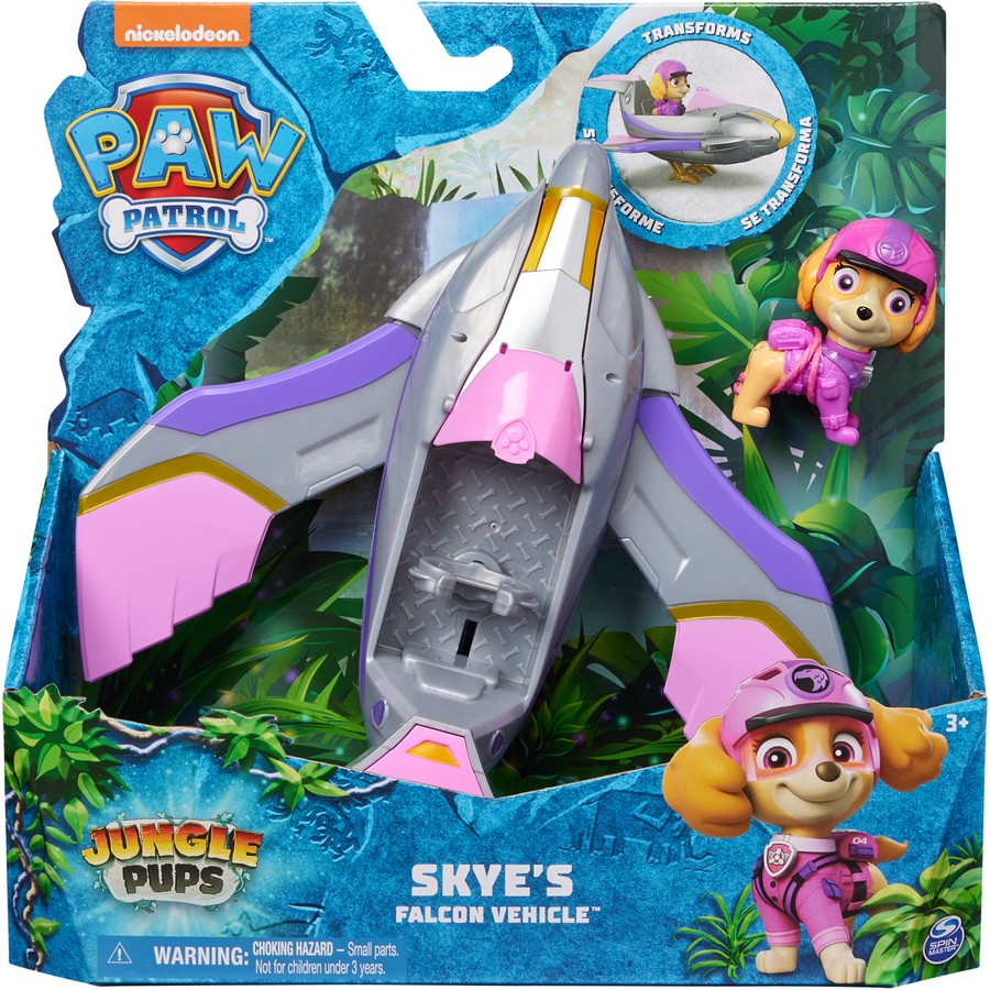 PAW PATROL JUNGLE PUPS SKYE'S FALCON VEHICLE